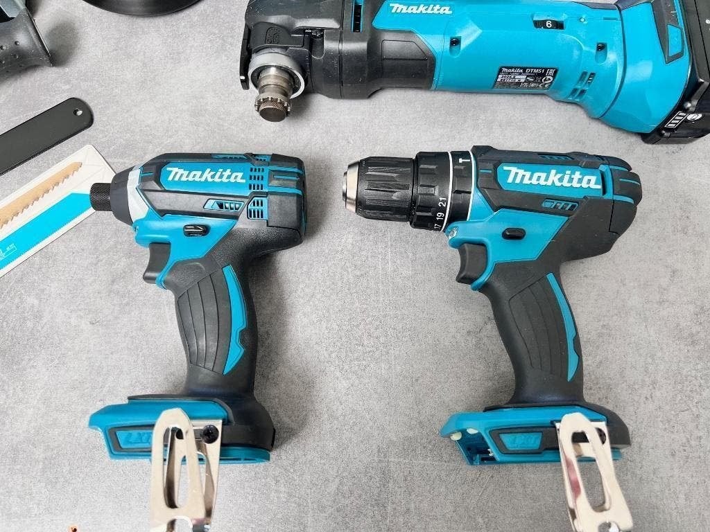 MAKITA 18V COMBI Set BOOR SLAGTOL SLIJPER RECIPRO MULTITOOL, Doe-het-zelf en Verbouw, Gereedschapskisten, Ophalen of Verzenden