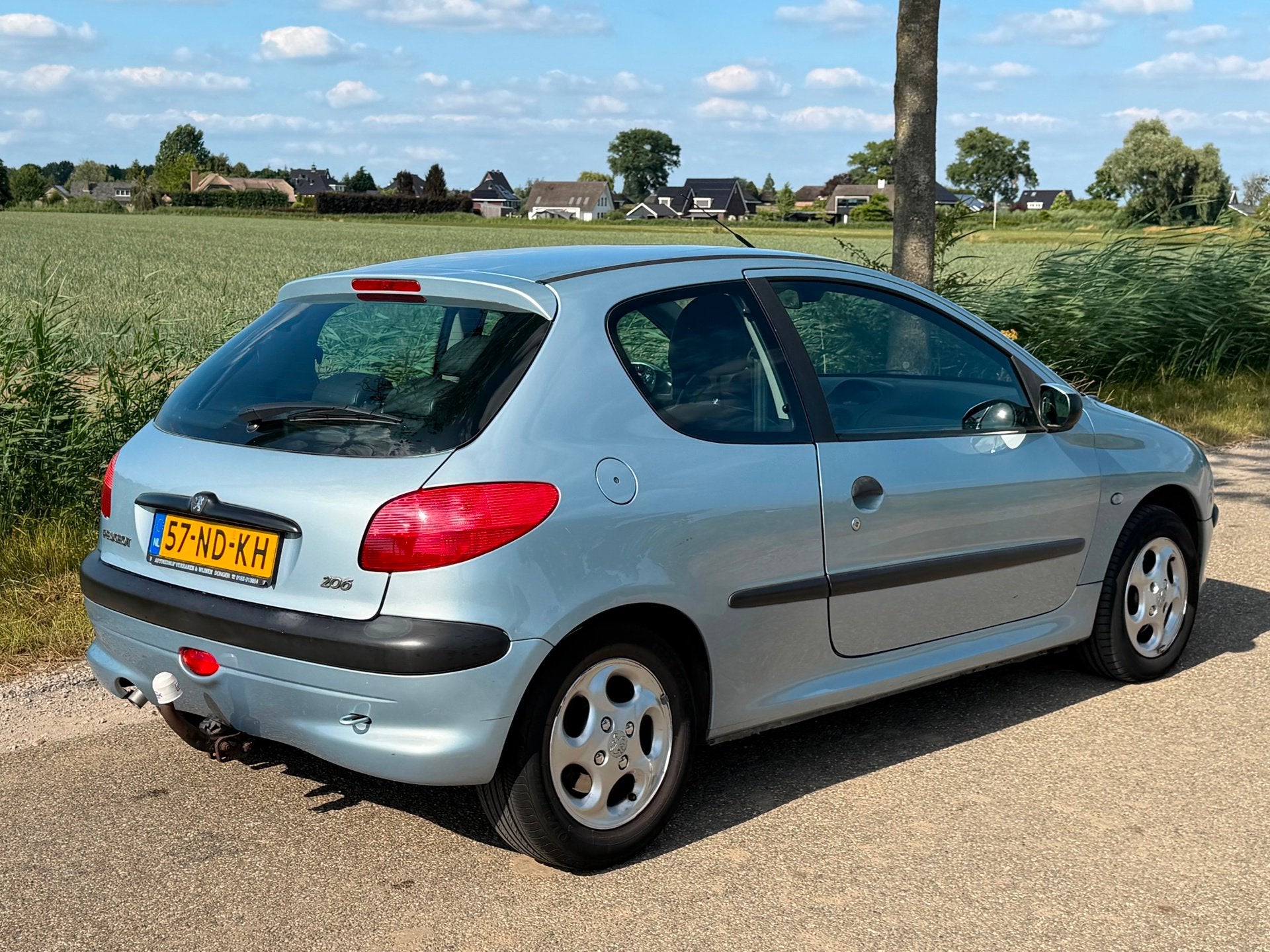 Peugeot 206 1.6-16V Gentry Premium APK 07-2027 AUT Airco, Auto's, Peugeot, 1025 kg, Stof, Zwart, 4 cilinders