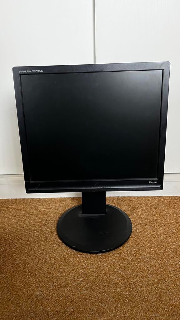 Iiyama ProLite B1706S monitor - 17 inch, Gebruikt, In hoogte verstelbaar, Ophalen of Verzenden, Onbekend