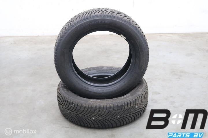 2 x 2056016 92H Michelin Alpin 5 AO 7.5mm 205 60 16, Auto-onderdelen, Gebruikt, 16 inch, Band(en), Personenwagen