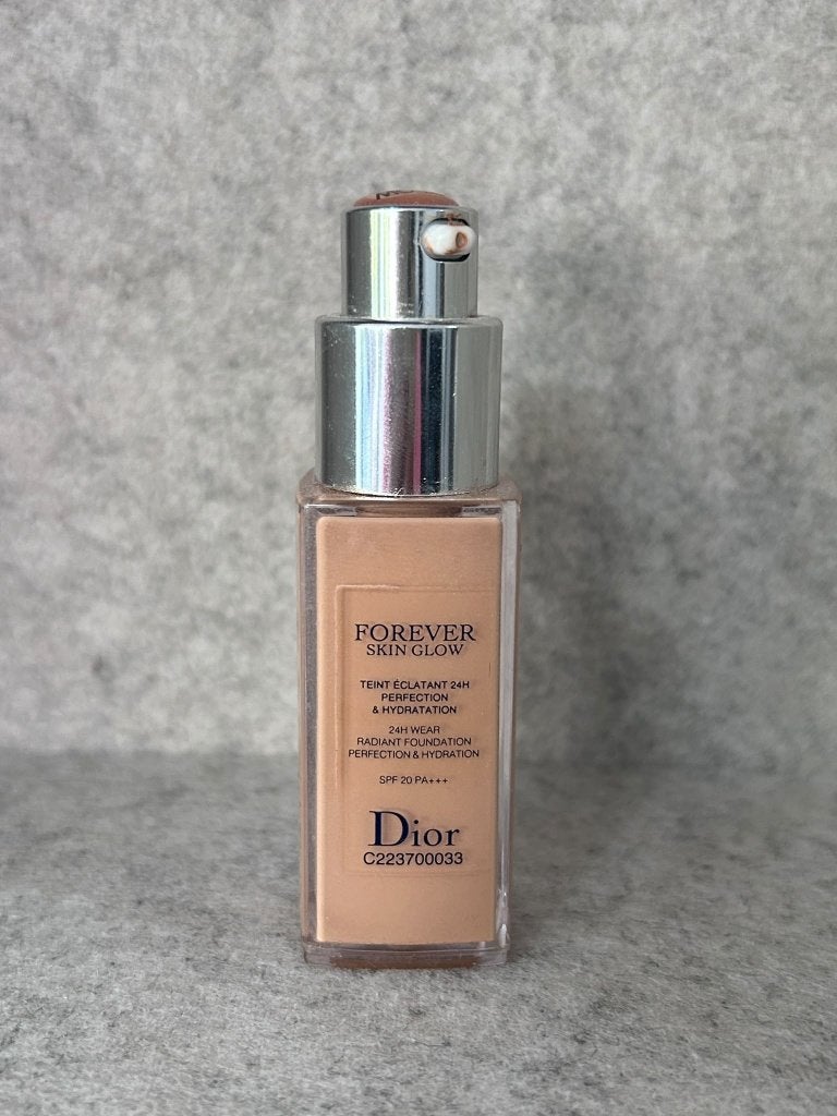 Dior Forever Skin Glow Foundation 3WP, Gebruikt, Gehele gezicht, Beige, Ophalen of Verzenden