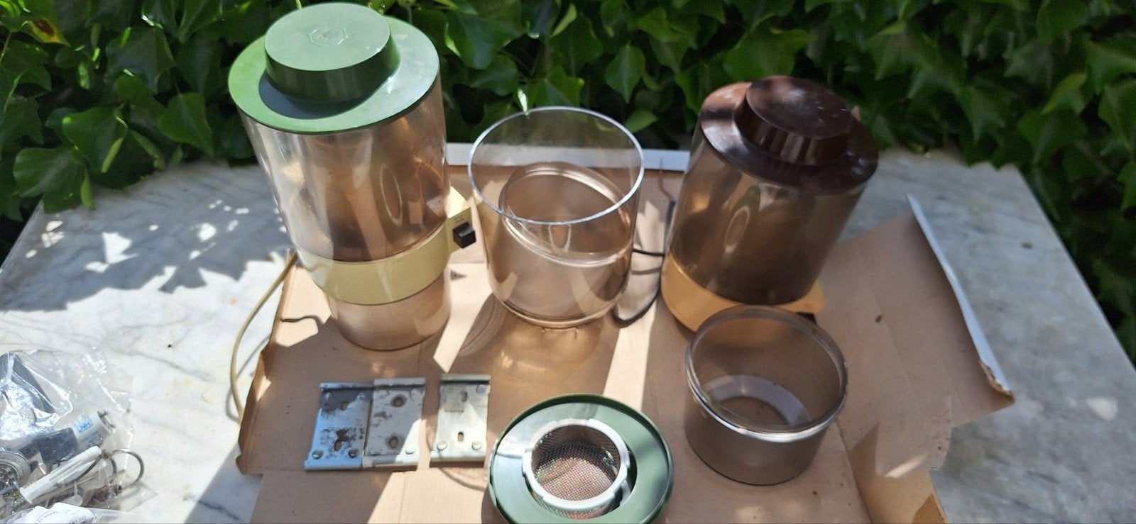 Vintage D.E elektrische wand koffiemolen plus onderdelen, Ophalen of Verzenden, Gebruikt