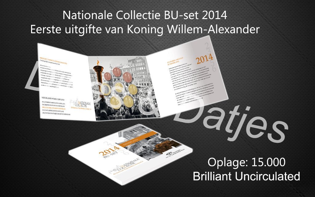BU set 2014 Nederland - Nationale collectie - Euromunten KNM, Postzegels en Munten, Munten | Nederland, Ophalen of Verzenden, Koningin Beatrix
