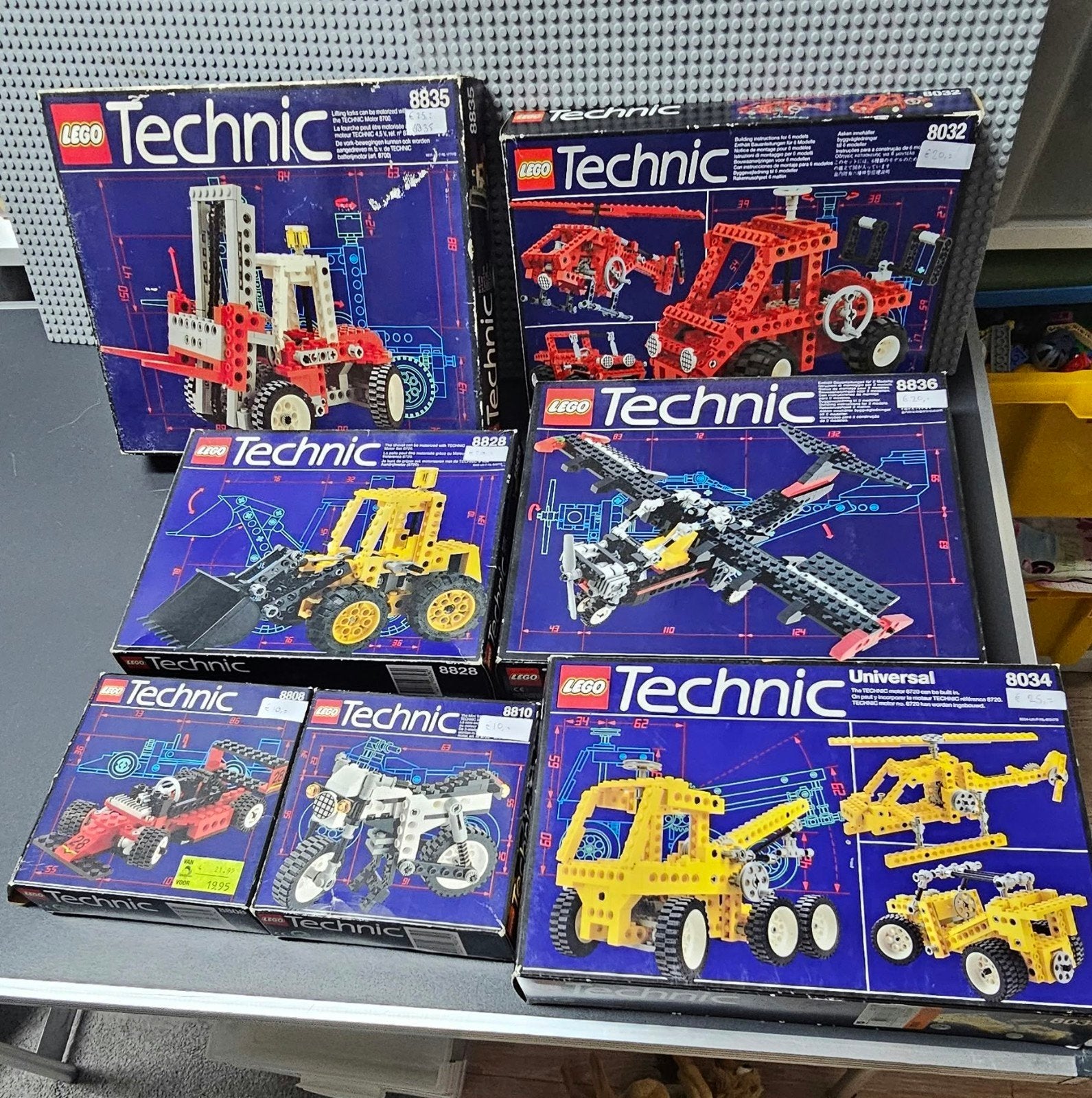 lego technic 3 dozen vol, Ophalen, Zo goed als nieuw, Lego