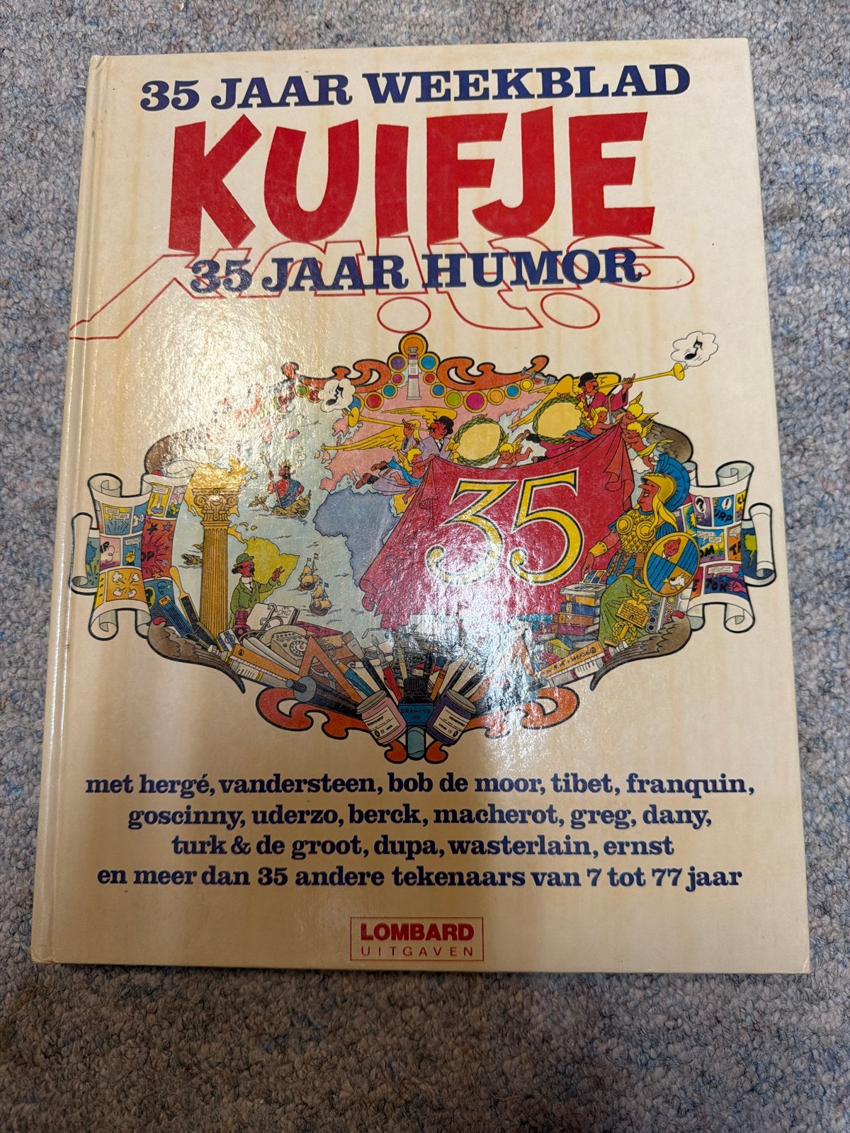 35 Jaar Weekblad Kuifje - 35 Jaar Humor, Boeken, Stripboeken, Eén stripboek, Ophalen of Verzenden, Gelezen