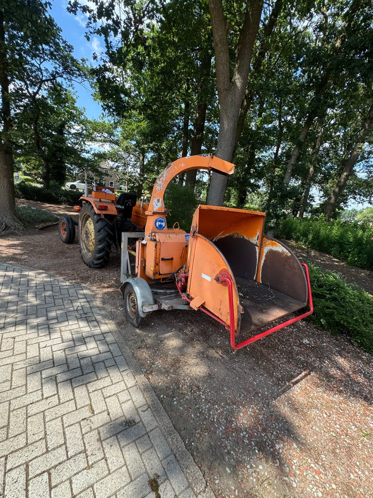 Houtversnipperaar - Peter Jensen A325, Zakelijke goederen, Machines en Bouw | Tuin, Park en Bosbouw, Ophalen, Hakselaar