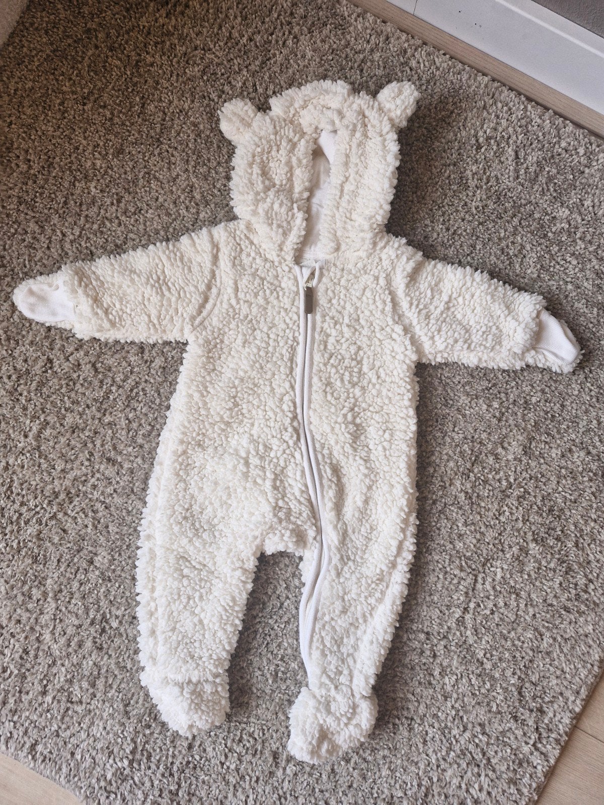 H&M Teddy Berenpakje • Maat 62, Kinderen en Baby's, Ophalen of Verzenden, Zo goed als nieuw, H&M, Jongetje of Meisje
