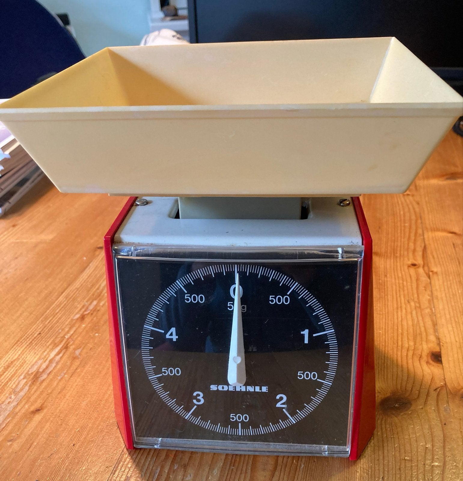 Vintage Soehnle Keukenweegschaal, Witgoed en Apparatuur, Minder dan 10 kg, Keukenweegschaal, Ophalen of Verzenden, Zo goed als nieuw