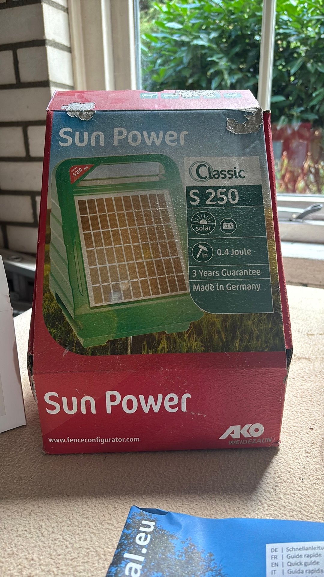 Ako afrasterapparatuur SunPower 250