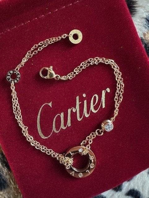 Cartier Love armband goud kleur, Ophalen of Verzenden, Nieuw, Goud, Staal
