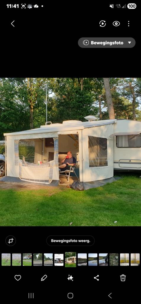 Thule luifeltent 4 meter bij 2,75m  2,25 hoogte in zeer goed, Ophalen, Zo goed als nieuw, 3 ramen of meer