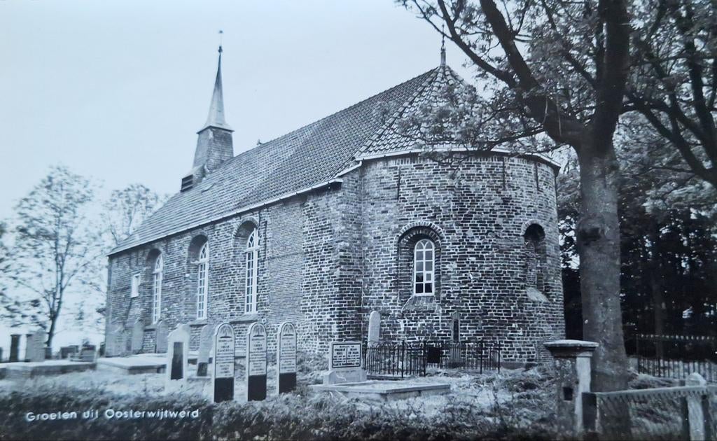 Fotokaart Oosterwijtwerd - 1967, Ophalen of Verzenden, 1960 tot 1980, Gelopen, Groningen