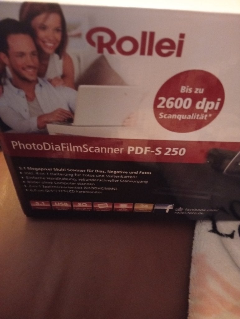 Rollei PhotoDiaFilmScanner PDF-S 250, Ophalen, Nieuw, Compact, Overige Merken