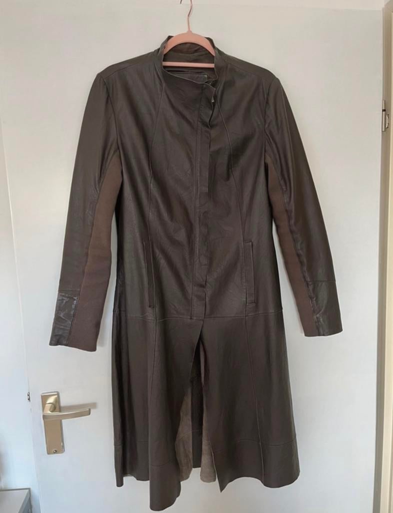 Cigno Nero leren jas, Ophalen of Verzenden, Zo goed als nieuw, Maat 46/48 (XL) of groter, Bruin