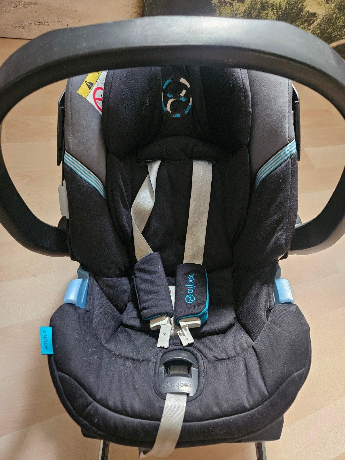 Cybex Aton 4 autozitje izgs, Gebruikt, Isofix, 0 t/m 13 kg, Slaapstand