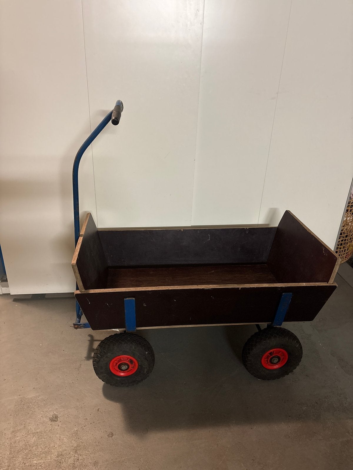 Degelijke houten bolderkar met uitschuifbare platen, Caravans en Kamperen, Ophalen, Gebruikt