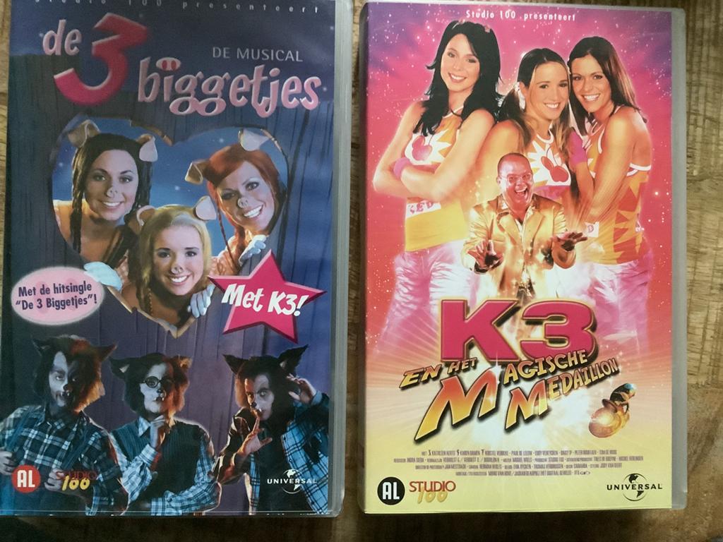 Videobanden K3 de originele, Cd's en Dvd's, Alle leeftijden, Ophalen