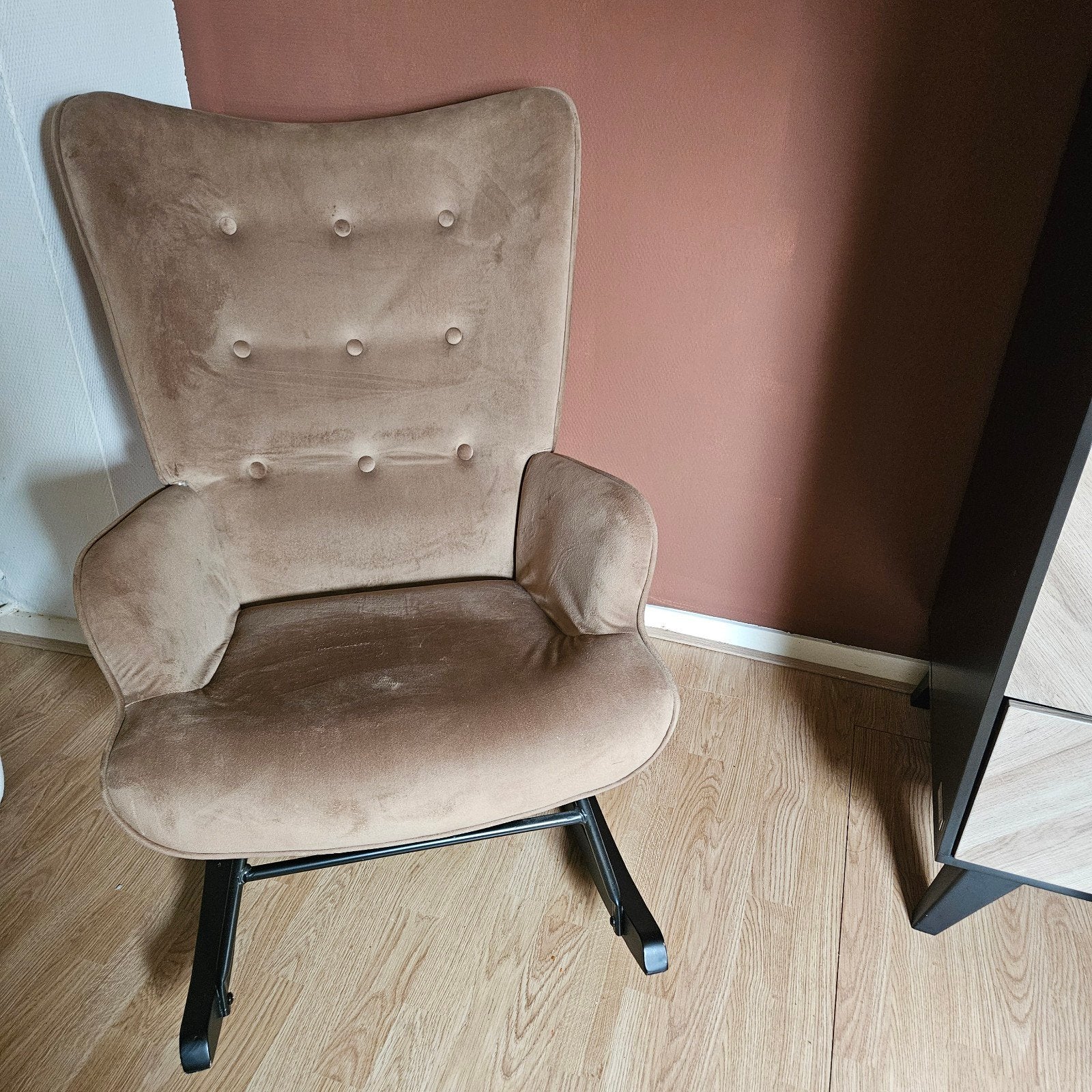 mooie schommelstoel, Ophalen, Gebruikt, 75 tot 100 cm, 50 tot 75 cm