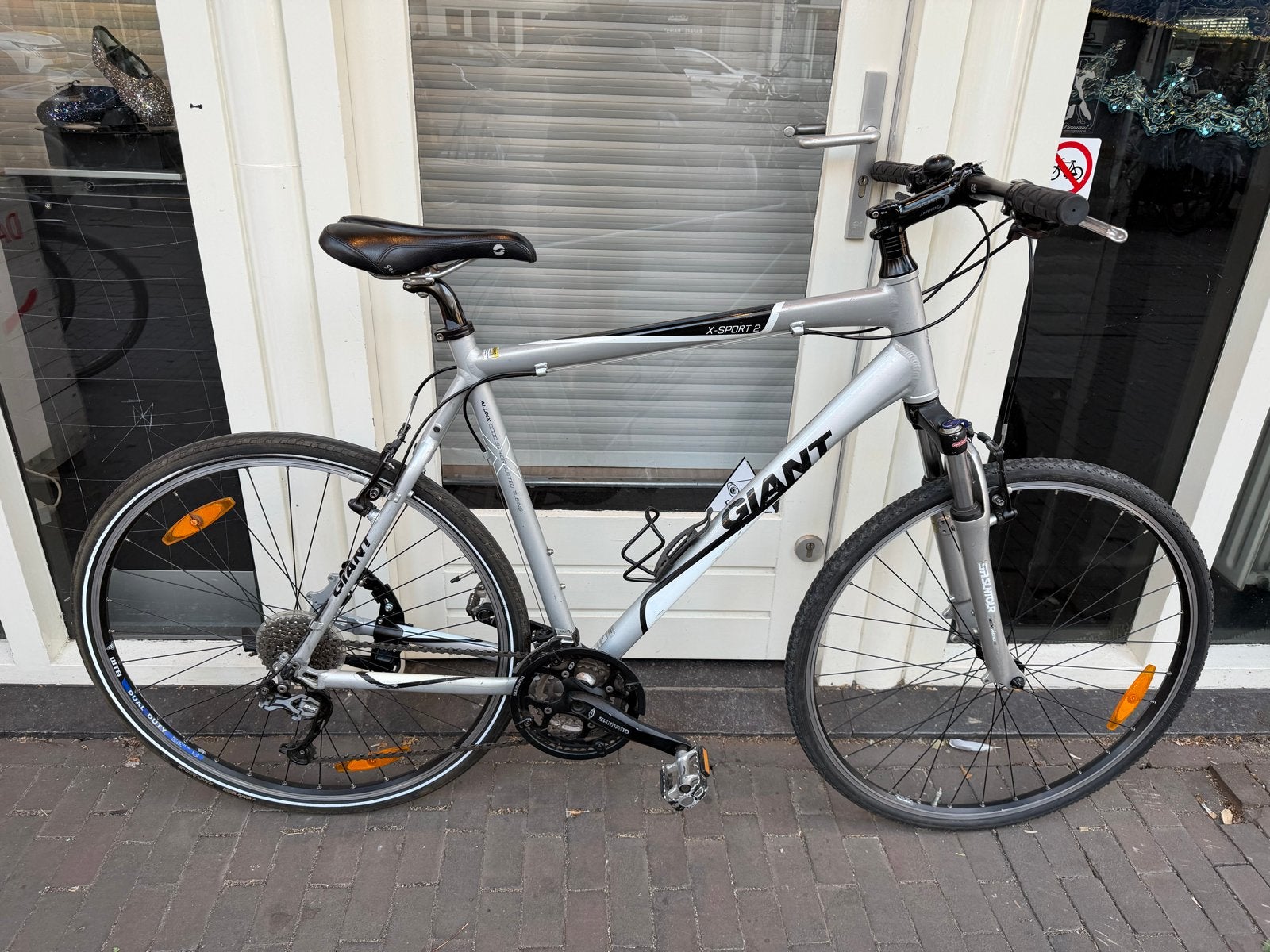 Giant X-Sport 2 Herenfiets - Goede staat hybride bike, Ophalen, 28 inch, Gebruikt, Vering