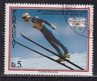 4365 - Paraguay michel 4474 gestempeld , Olympische, Verzenden, Gestempeld, Zuid-Amerika