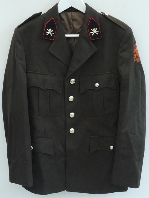 Jas Uniform DT63 Korps Luchtdoelartillerie maat 47, KL, 1983, Ophalen of Verzenden, Landmacht, Nederland, Kleding of Schoenen