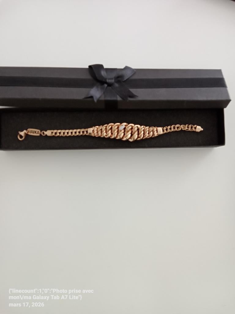 Armband 18kt 8,7gr, Sieraden, Tassen en Uiterlijk, Armbanden, Ophalen of Verzenden, Zo goed als nieuw, Goud, Goud