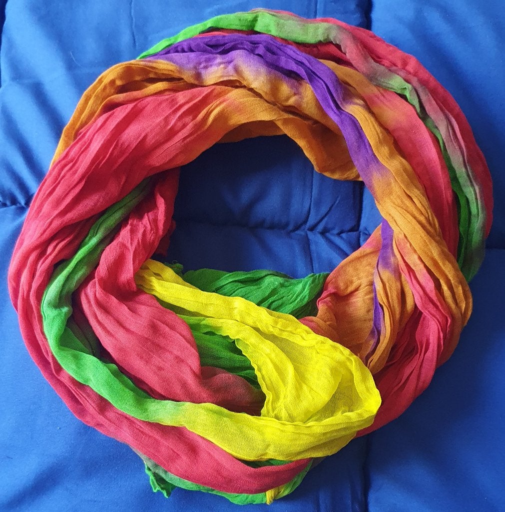 Nieuw katoenen zomer sjaals 7 euro., Maat 42/44 (L), Nieuw, Ophalen of Verzenden, Sjaal