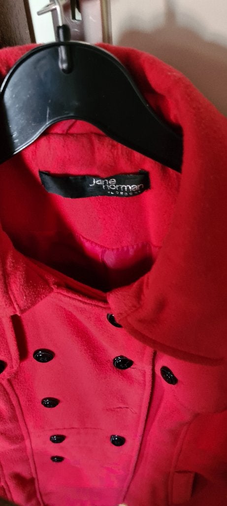 Jas, Ophalen, Zo goed als nieuw, Rood