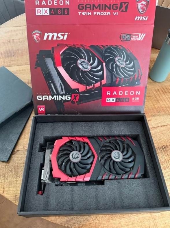 MSI Radeon RX 480 GAMING X  8GB GDDR5, PCI-Express 3, HDMI, Ophalen of Verzenden, GDDR5