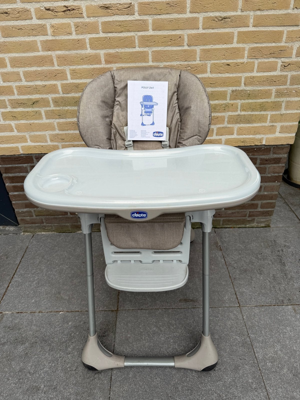 Chicco Polly 2in1 kinderstoel - Zo goed als nieuw, Kinderen en Baby's, Ophalen, Zo goed als nieuw, Overige typen, Afneembaar eetblad