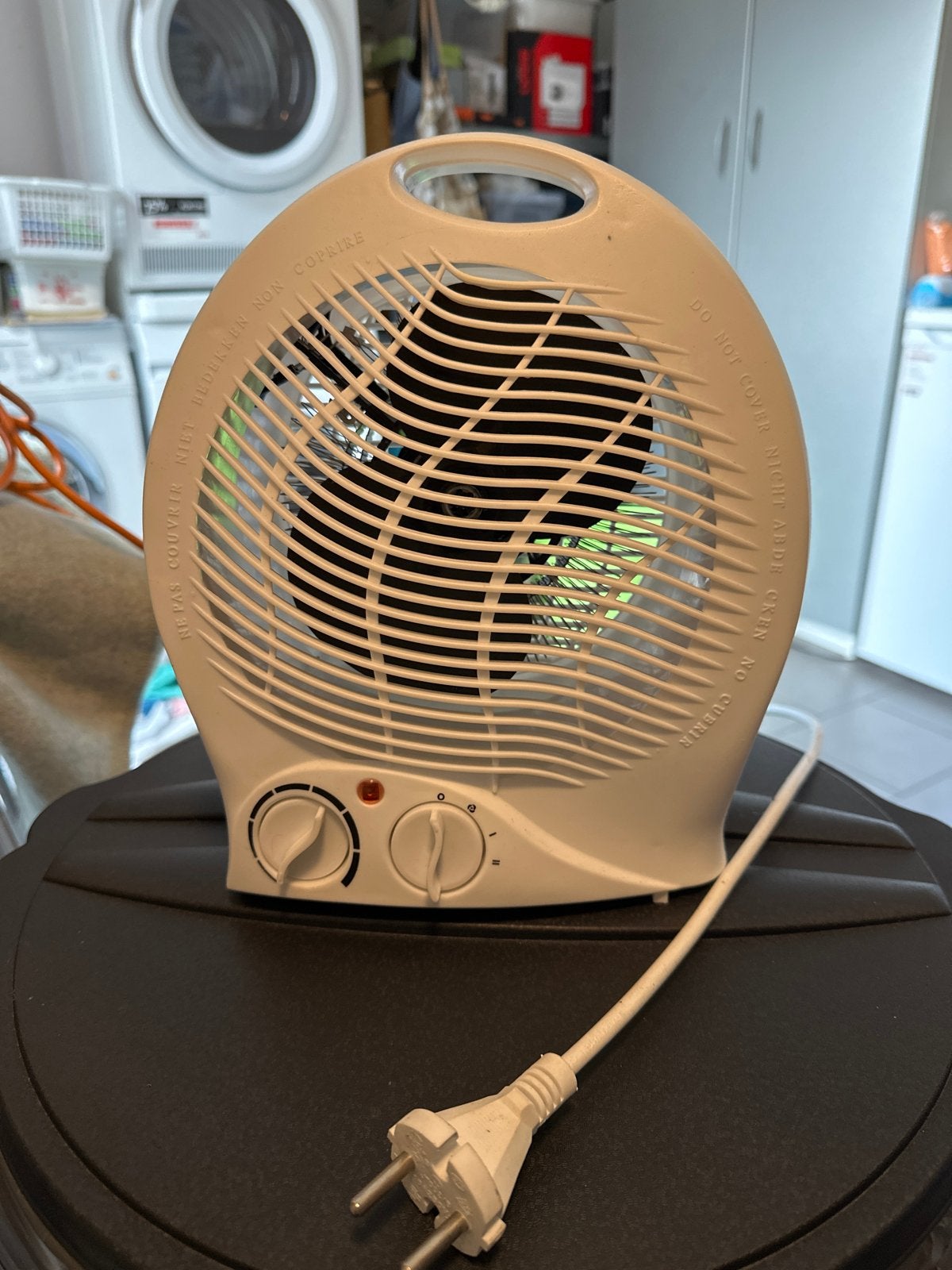 Compacte kachel/ventilator - Ideaal voor kleine ruimtes, Ophalen, Gebruikt, Overige