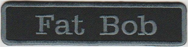 Harley Davidson Fat Bob patch embleem #2, Verzenden, Nieuw