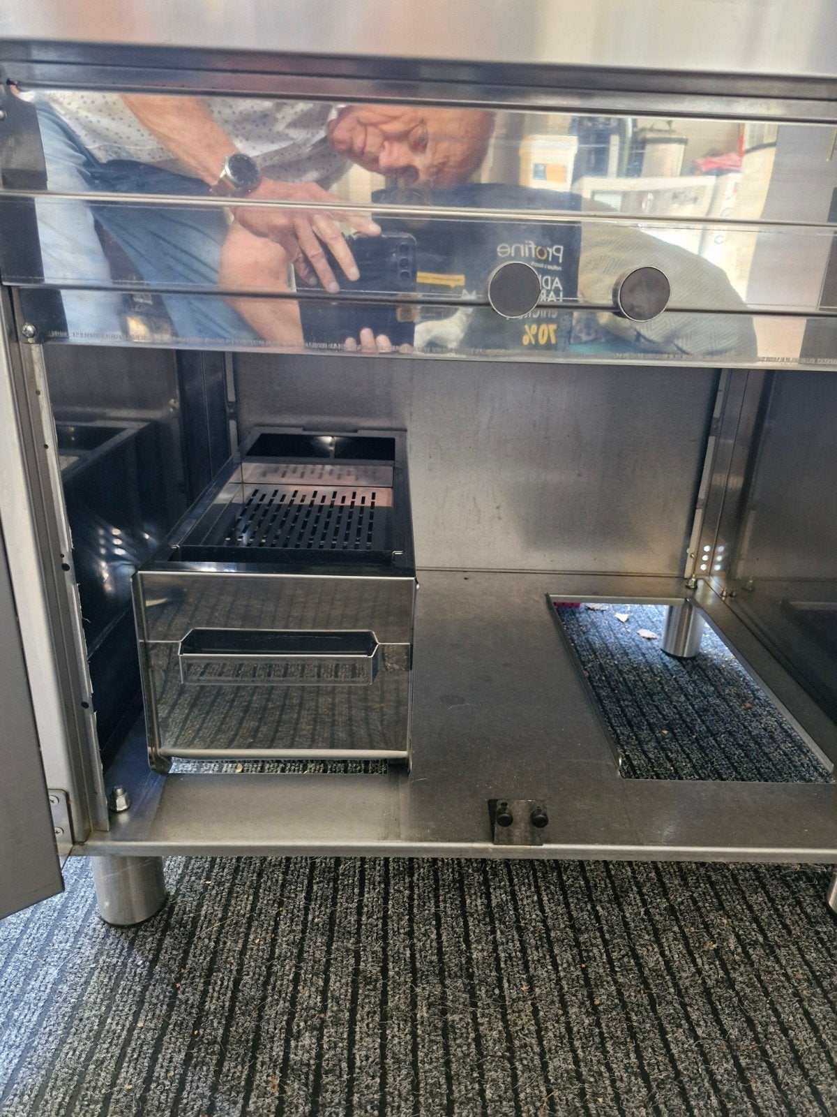 Professionele dubbele frituurpan MBM Brescello Italy, Ophalen of Verzenden, Gebruikt, Fornuis, Frituur en Grillen