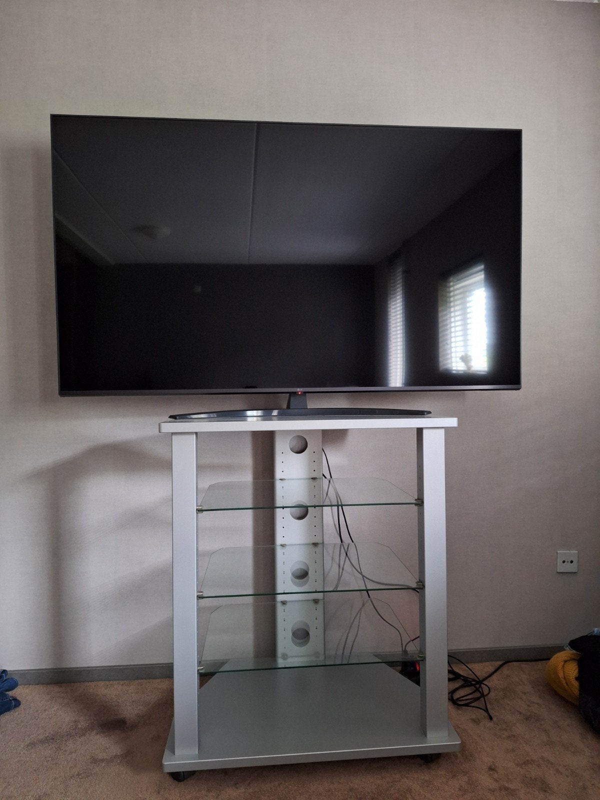 Tv/ audiomeubel, Huis en Inrichting, Kasten | Televisiemeubels, Ophalen, 50 tot 100 cm, Glas, Minder dan 100 cm