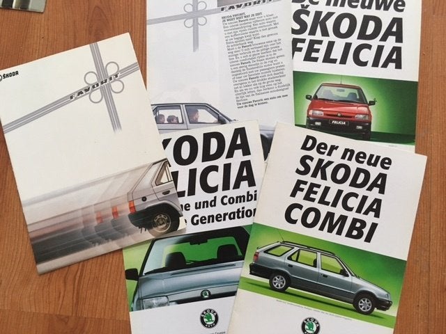 Skoda Favorit of Felicia brochure/auto folder '89 - '97, Ophalen, Nieuw, Overige merken