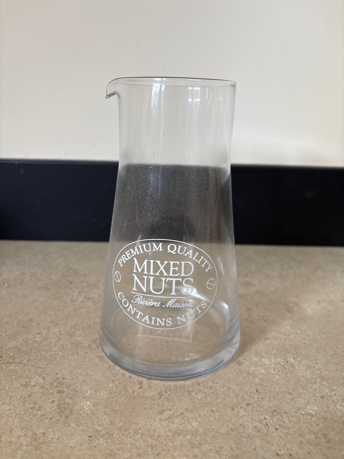 Riviera Maison Notenkan - 16.5 cm hoog, Ophalen, Zo goed als nieuw, Riviera Maison, Glas