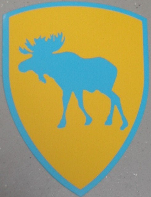 Eland sticker zoals op de. Volvo . Xc90 puv in geel/blauw ., Ophalen of Verzenden, Nieuw