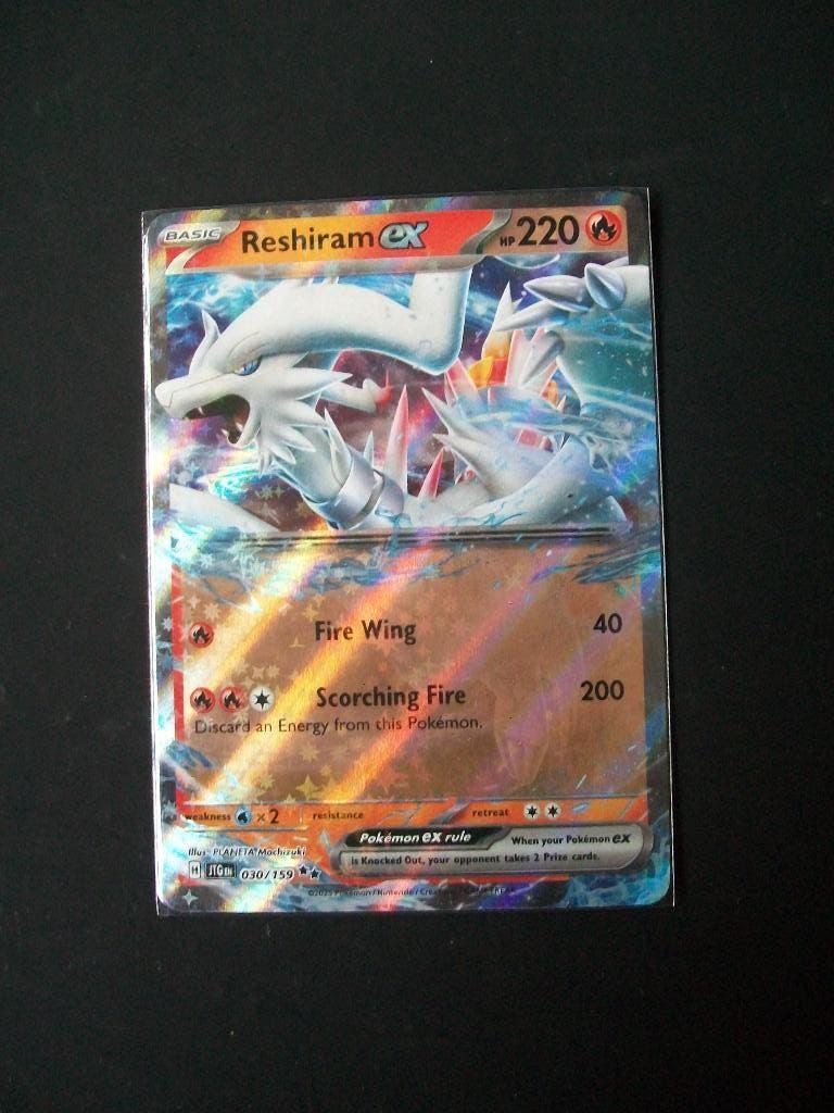 9543. Nieuwe Pokemon Kaart RESHIRAM EX HP 220 (030/159), Verzenden, Nieuw, Losse kaart, Foil