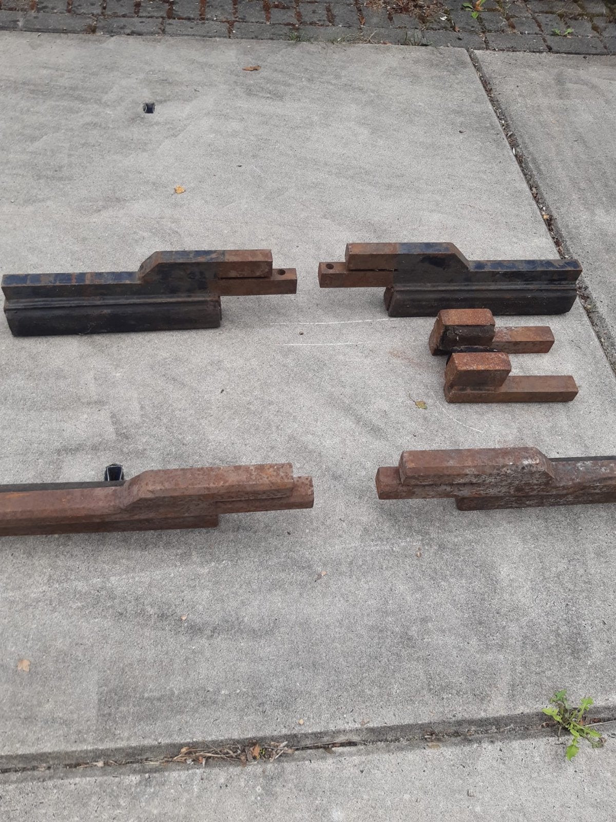 Hulpstukken voor Kennis klem (kraan/stenentrailer), Ophalen of Verzenden, Gebruikt