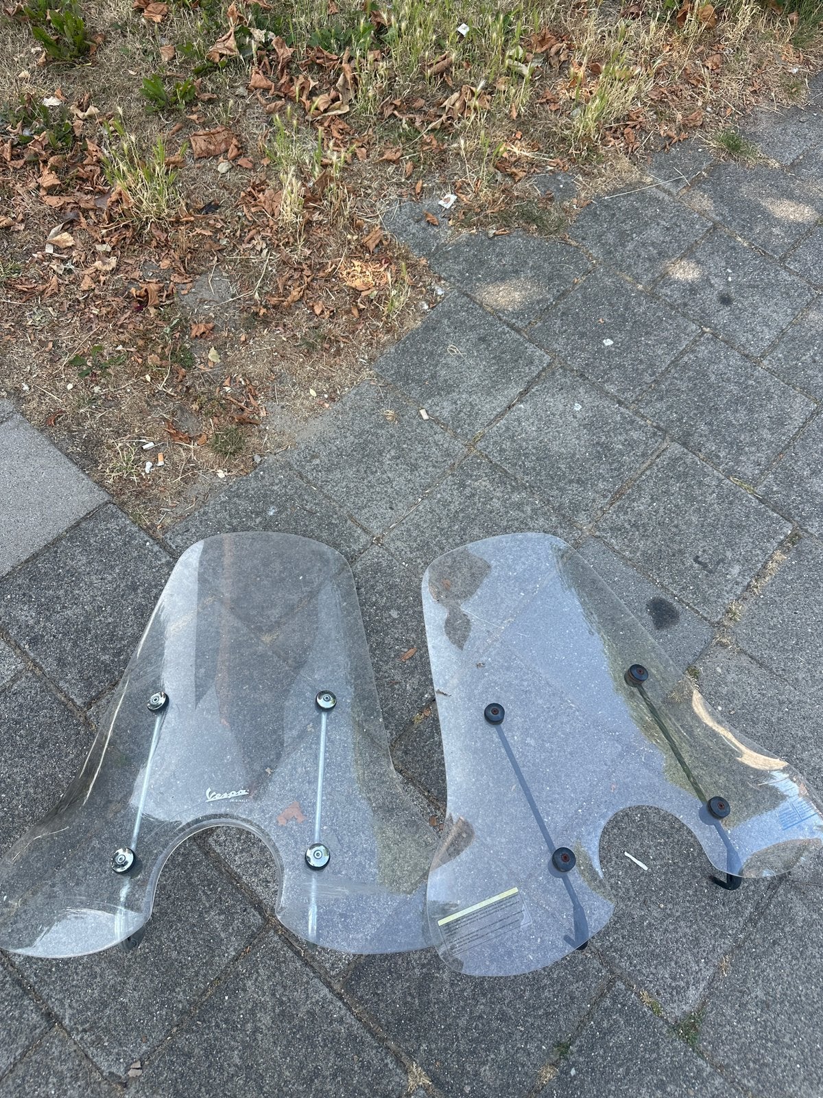 2 vespa LX windschermen, zonder beugels, Ophalen of Verzenden, Zo goed als nieuw, Benzine, Vespa LX