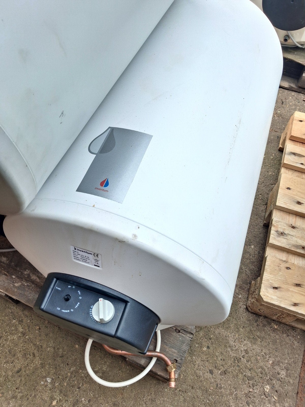 Inventum 80 liter boiler 2022., Ophalen, 20 tot 100 liter, Boiler, Minder dan 3 jaar oud