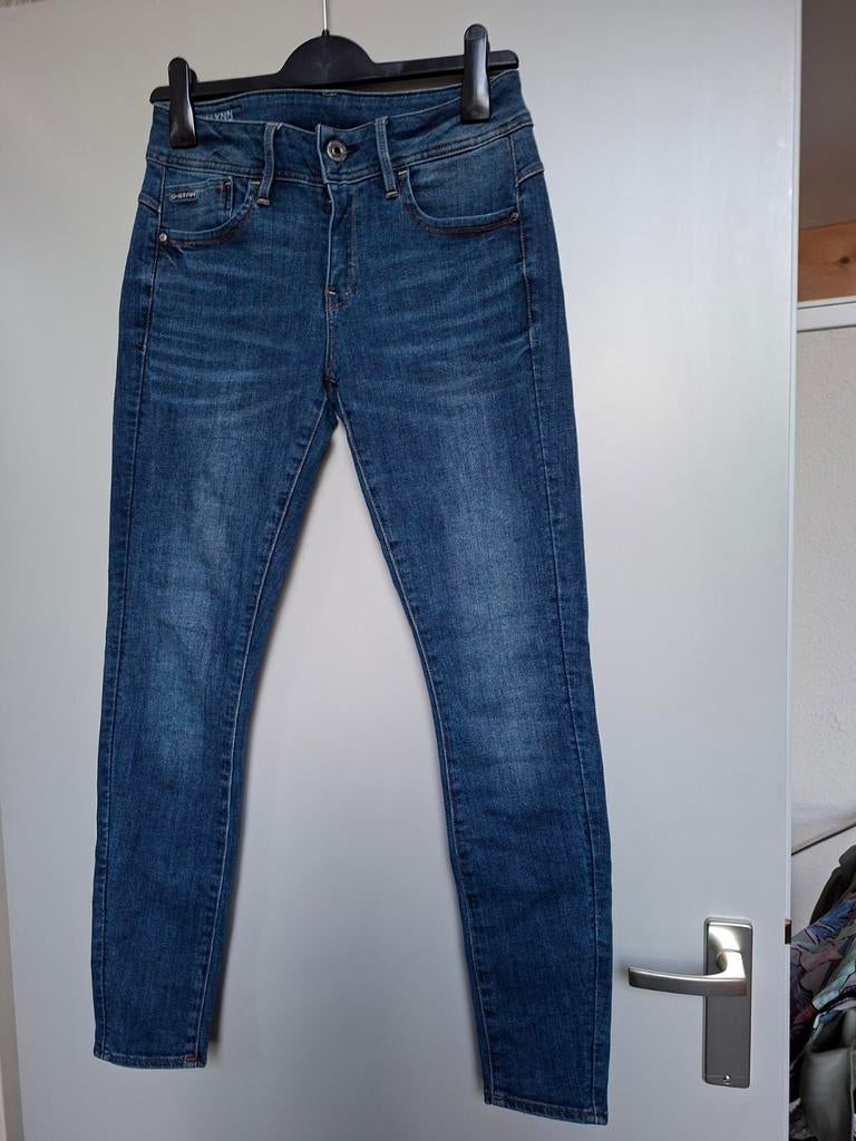 G-star jeans 28/30, Kleding | Dames, Spijkerbroeken en Jeans, Ophalen of Verzenden, Zo goed als nieuw, Blauw, W28 - W29 (confectie 36)