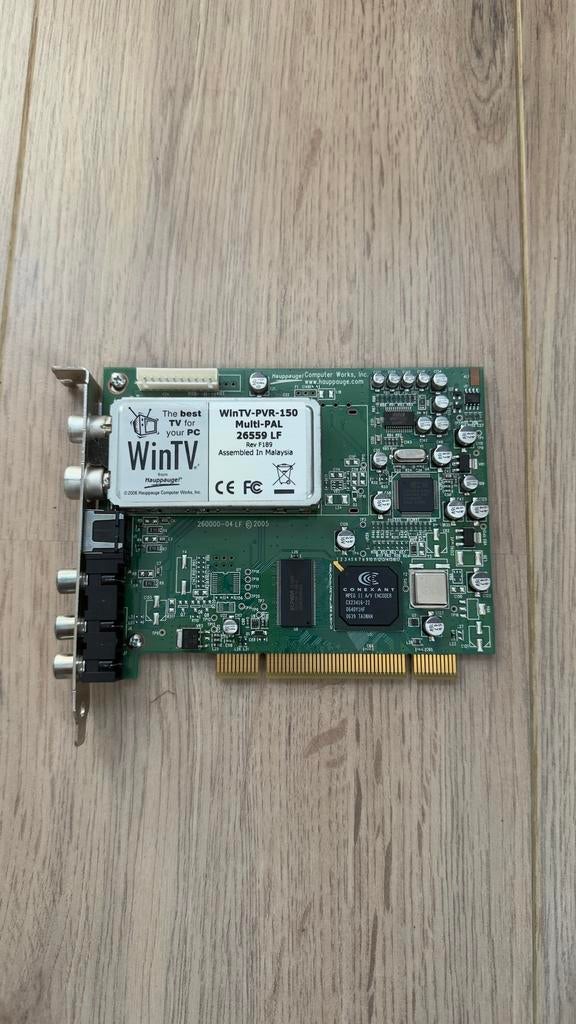 Hauppauge WinTV-PVR-150 PCI TV-tuner kaart (Multi‑PAL), Computers en Software, Vintage Computers, Ophalen of Verzenden