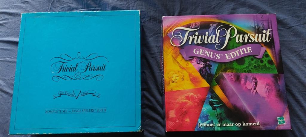 Trivial pursuit 2e editie en genius editie, Hobby en Vrije tijd, Gezelschapsspellen | Bordspellen, Ophalen of Verzenden, Zo goed als nieuw