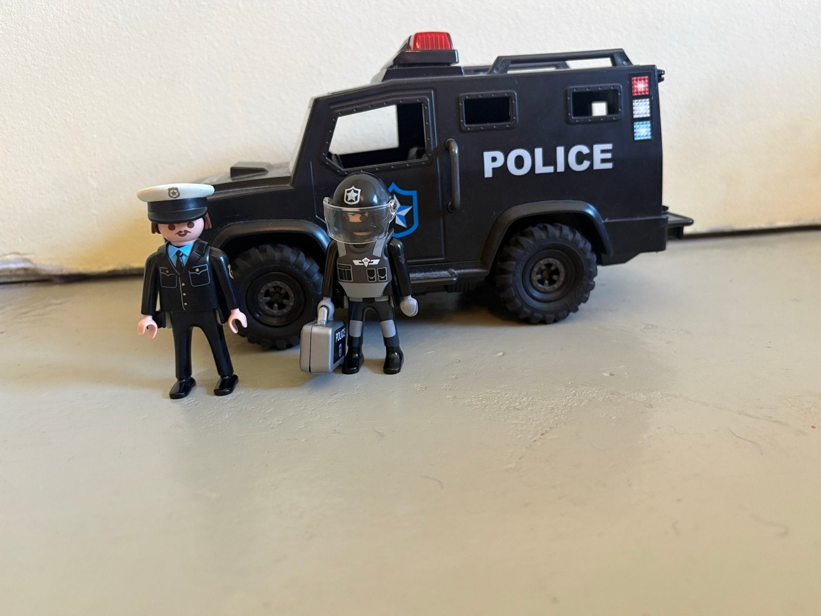 Playmobil Politie Voertuig met Figuren, Gebruikt, Complete set, Voertuig, Ophalen of Verzenden