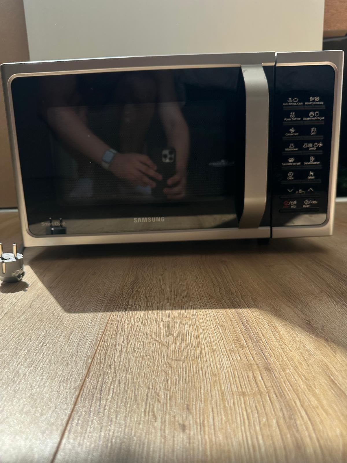 Combi-oven SAMSUNG MC28H5015AS/EN, Witgoed en Apparatuur, Ophalen, Minder dan 45 cm, Draaiplateau, Samsung