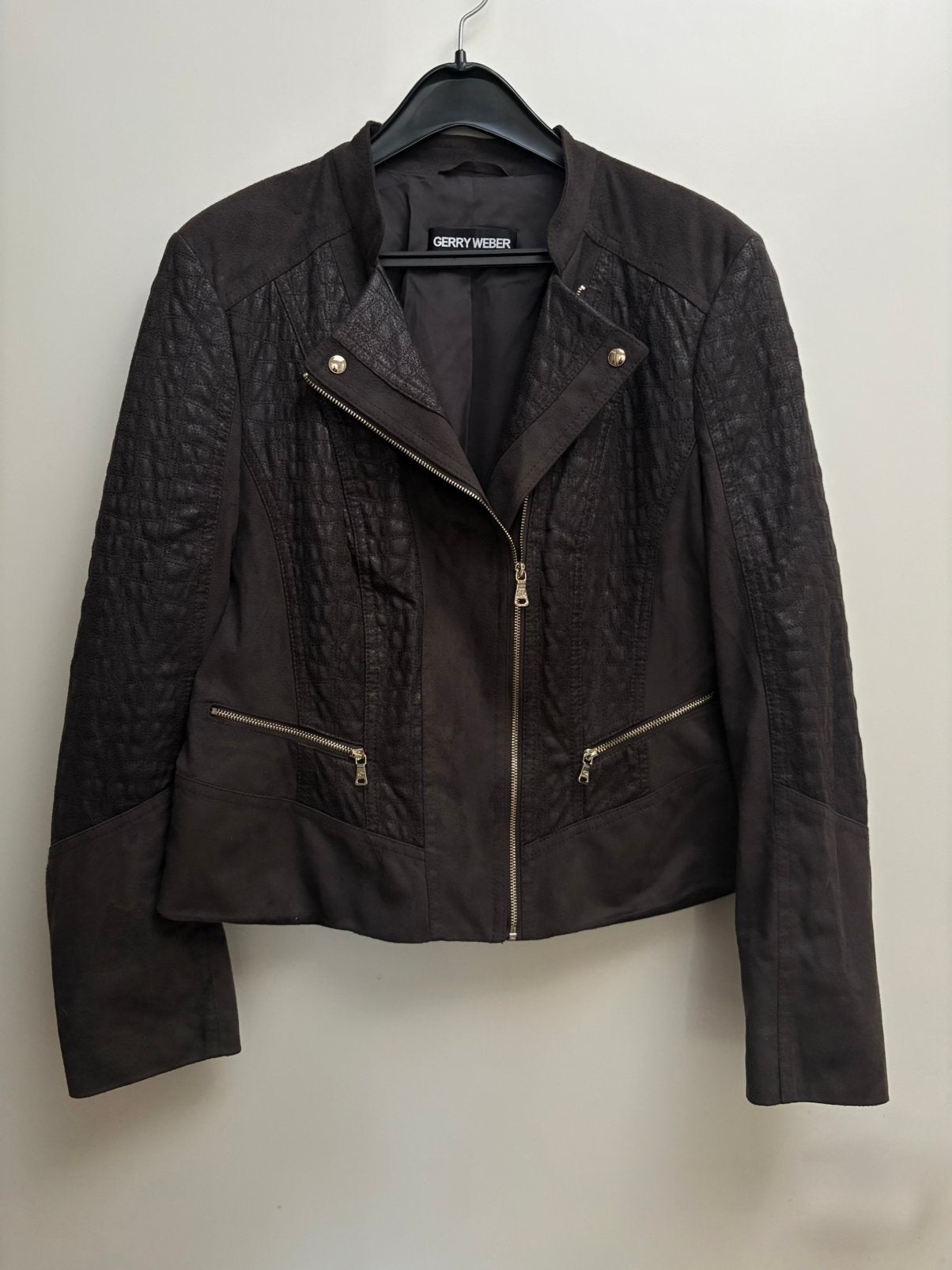 Gerry Weber gevoerde Blazer maat 40, Ophalen of Verzenden, Gedragen, Maat 38/40 (M), Bruin