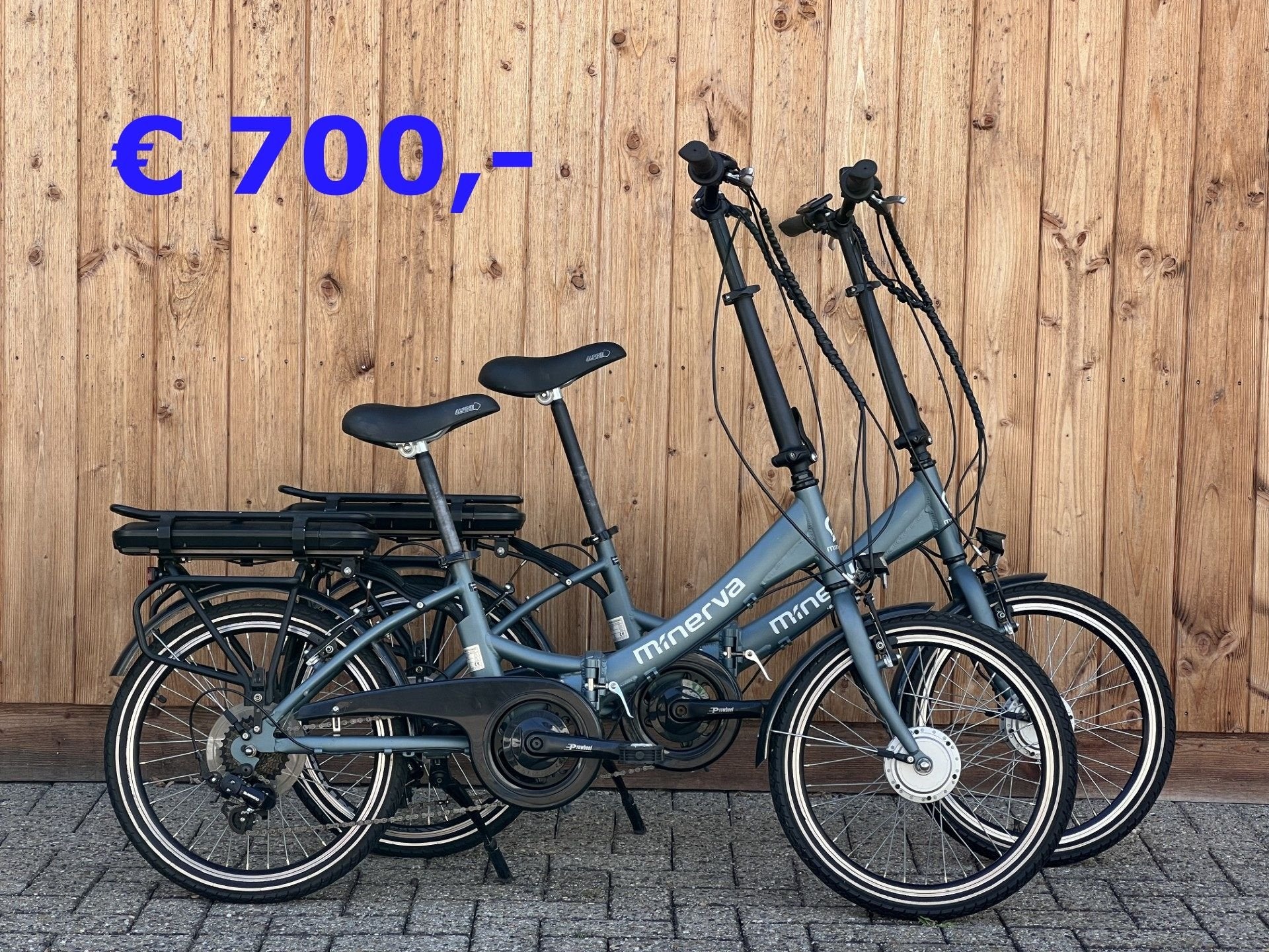 2x 2e hands elektrische vouwfietsen 1 jaar oud