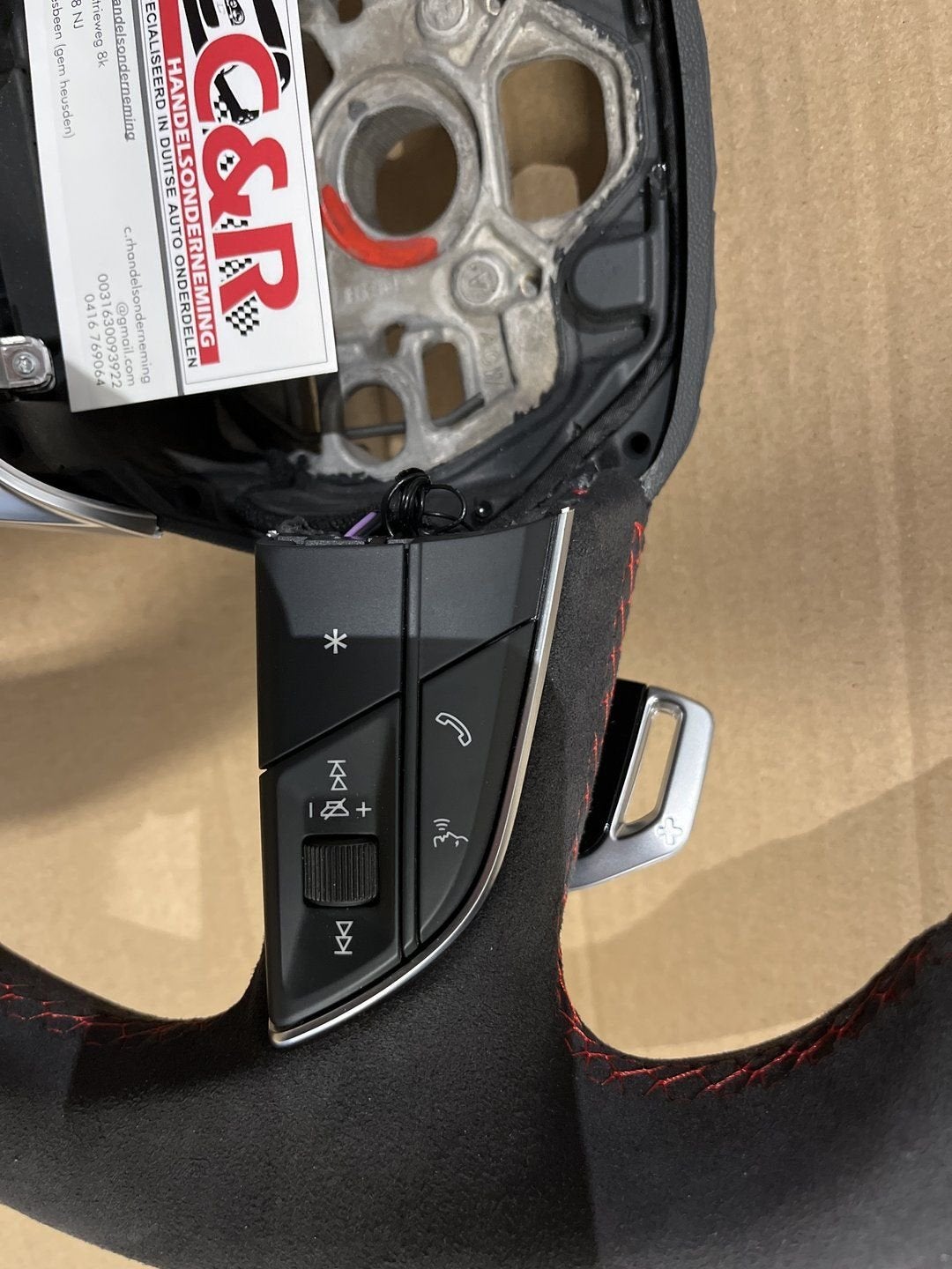 Audi rs stuur stuurwiel a1 a3 q3 a4 a5 alcantara, -, -, Nieuw, -
