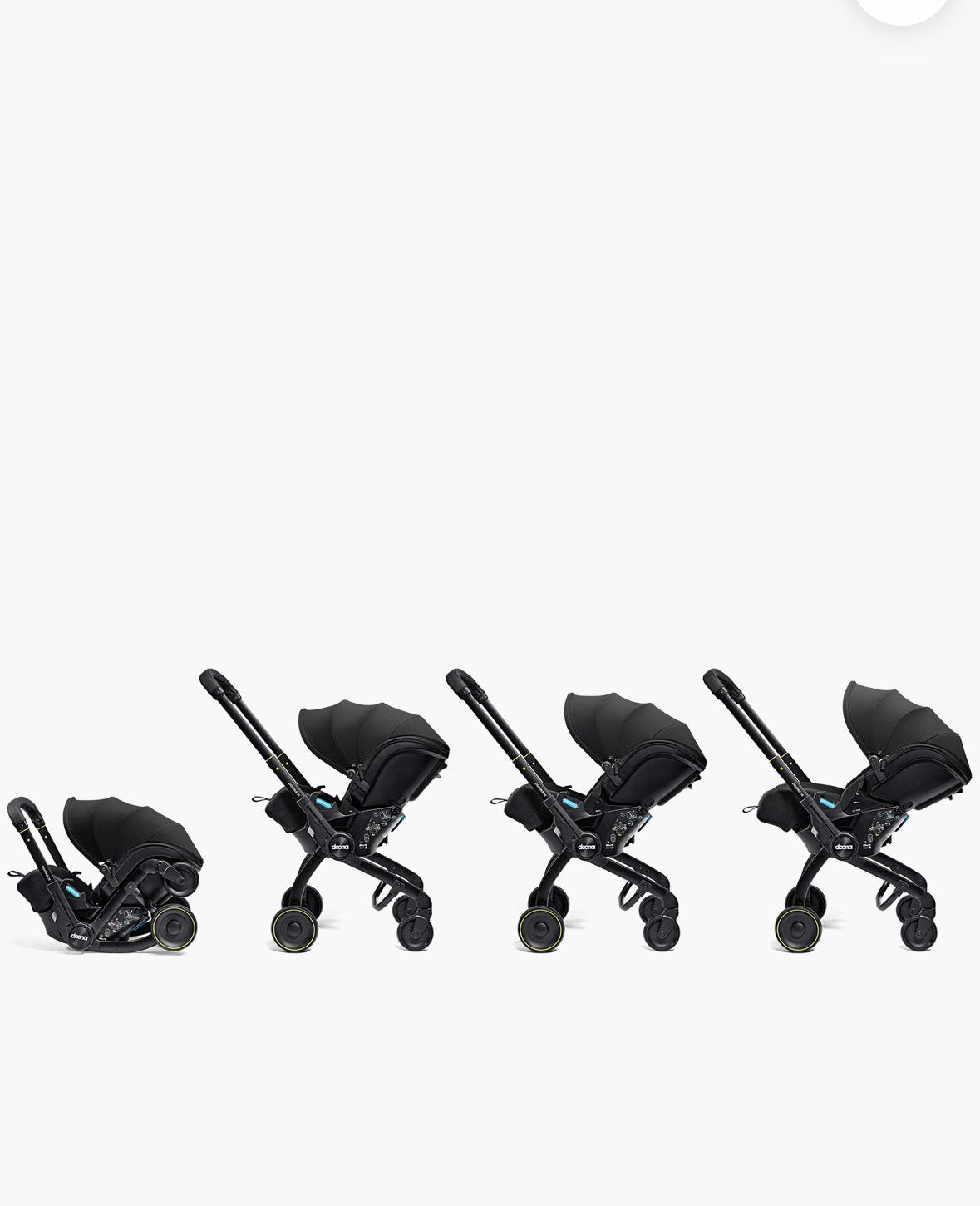 Doona X + Isofix (kinderwagen & autostoel in één), Ophalen, Gebruikt, Overige merken